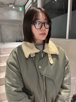 ミディアム 透明感カラー/set /hana🍀🪽‪のヘアスタイル