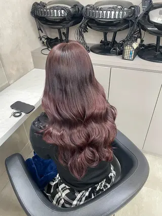 ロング カラー 🎀暖色/ラベンダー /paru🤍のヘアスタイル