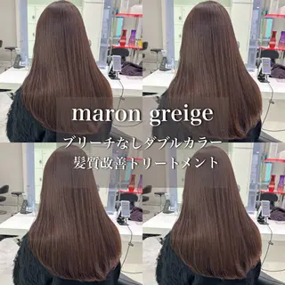 セミロング カラー 韓国カット/ パーマ/KOTAのヘアスタイル