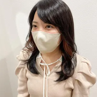 ミディアム カラー ‎manami 💞🩰のヘアスタイル