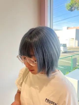 ショート カラー ベージュカラー⌇﻿ くびれヘア.𐙚心音のヘアスタイル