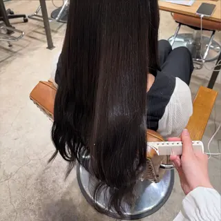 ロング カラー zina karin୨୧˙˳⋆のヘアスタイル