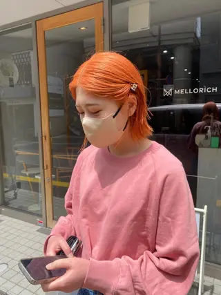 ショート F-card所属・shiga mariaのヘアスタイル