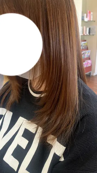 セミロング 小幡 姫楽のヘアスタイル