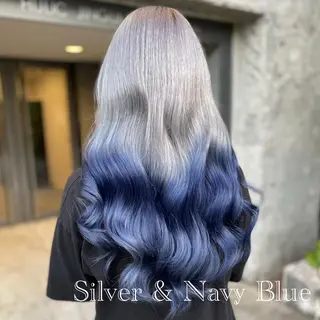 カラー 栄/デザイン/ ブリーチ/琉輝のヘアスタイル