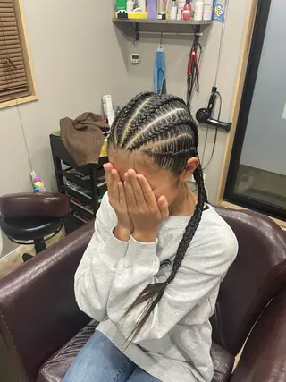 ロング ヘアアレンジ Hair room Leaのヘアスタイル