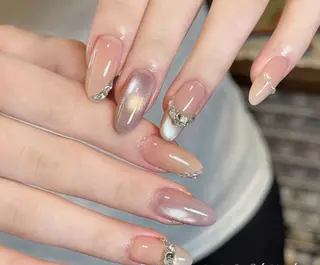 ネイル By moonネイル 🌷ワンホン/韓国風のネイルデザイン