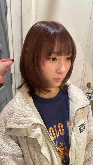 ミディアム { door } Kawasakiのヘアスタイル