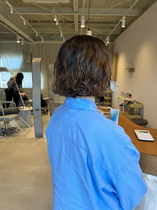 ショート パーマ レイヤー/ボブパーマ /垢抜け/タクミのヘアスタイル