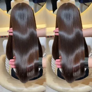 ロング カラー レイヤー❣️縮毛矯正 川村利幸のヘアスタイル