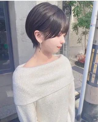ショート カラー ❤️ブリーチなし💚 ダブルカラー平野実花のヘアスタイル