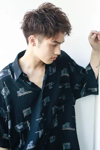 ミディアム カラー ヘアアレンジ メンズ キッズ メンズ特化美容師 aiのその他イメージ