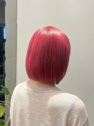 ミディアム カラー 暖色/顔周り /ヘアメ/あつはのヘアスタイル