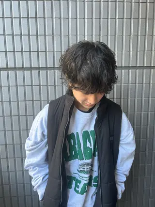 パーマ メンズ 横浜カラー/パーマ/ SAKI💫のヘアスタイル