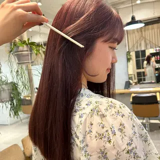 ロング カラー じゅわっと暖色カラー 🍊Moemiのヘアスタイル