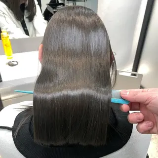 セミロング 山口滉斗/美髪 縮毛矯正/髪質改善のヘアスタイル