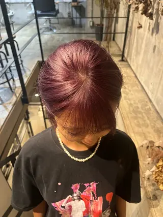 ショート カラー china/ボブ /ブリーチカラーのヘアスタイル