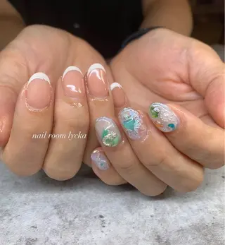 ネイル ﾈｲﾙﾙｰﾑﾘｯｶ 𝐦𝐚𝐲𝐮のネイルデザイン