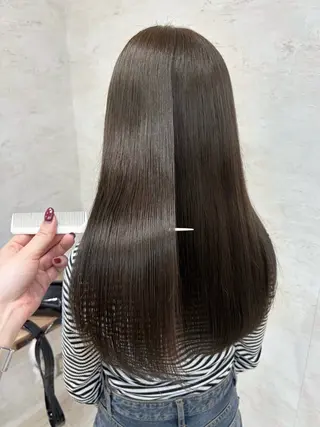 ロング カラー 杉田 涼のヘアスタイル