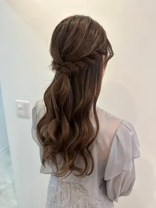 ロング ヘアアレンジ ヘアセット/艶カラー 💐nao.のヘアスタイル