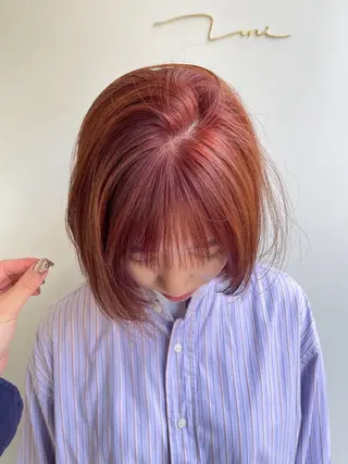 ショート カラー uni所属・中堀 遥のヘアスタイル