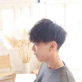 ショート パーマ 根本 智晴のヘアスタイル