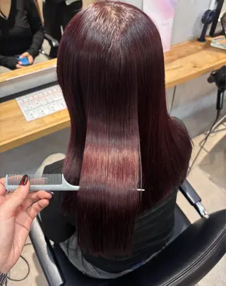 セミロング カラー ノボリ モネ ／ Lomaliaのヘアスタイル