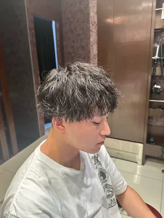 パーマ 益野 凌のヘアスタイル