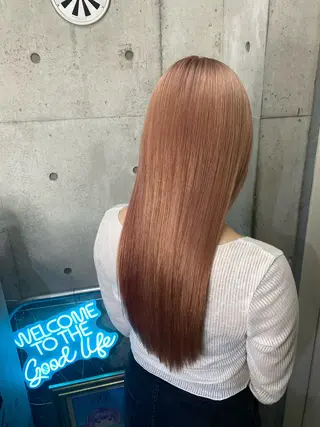 ロング カラー 國分 伸也のヘアスタイル