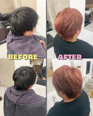 メンズ 美容室JUKE所属・🫧透明感カラー/ 縮毛矯正☁️Hiroのヘアスタイル