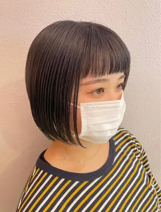 ショート カラー 透明感カラー/ボブ/ yuukaのヘアスタイル