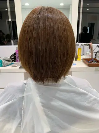 ショート 髪質改善縮毛矯正✨ ナリタユウヤのヘアスタイル