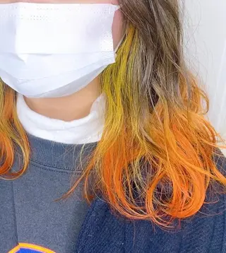 ミディアム カラー eme hair design 【エメ】所属・eme ﾅｵ ストレートモデル募集のヘアスタイル