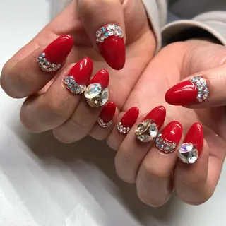 ロング カラー ヘアアレンジ キッズ ネイル マツエク・マツパ 福田 加奈のネイルデザイン