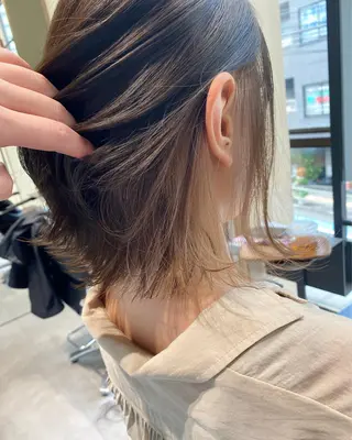 ショート カラー 🕶️佐藤 海李🐏のヘアスタイル