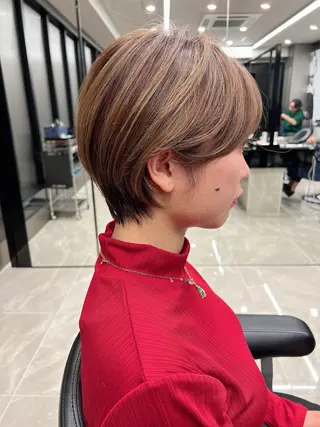 ショート カラー LA KING GINZA TOKYO所属・🧡ショートの達人 🧡SHOのヘアスタイル