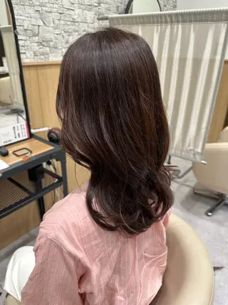 セミロング UNIX Salon&Spaららぽーと豊洲店所属・大滝 理子のヘアスタイル