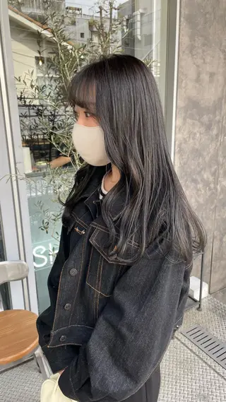 ミディアム カラー ヘアアレンジ 💐ナチュラルヘア Kroda💐のヘアスタイル