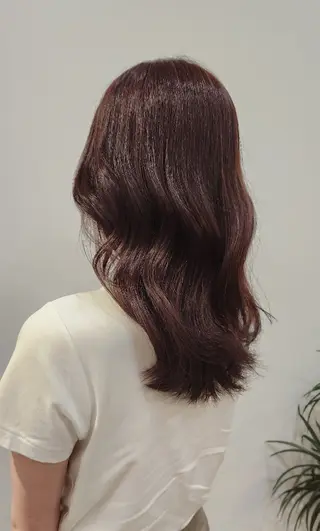 セミロング little×salt所属・透明感カラー✨️ 渋谷/ナカムラのヘアスタイル