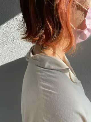 ミディアム C’LD hair  produce /シールドヘア所属・モテ髪/ボブ/ショー ト/アダチフウトのヘアスタイル