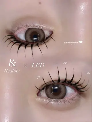 マツエク・マツパ ponopipi Rinのマツエク・マツパデザイン