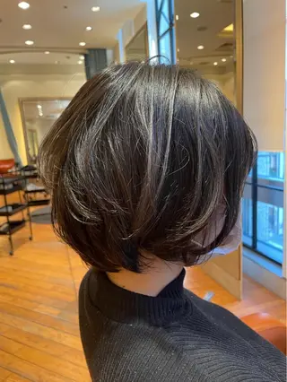ショート ボブ ホノカのヘアスタイル