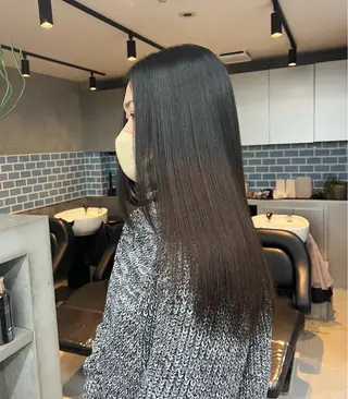 ロング 韓国ヘア 🎀華澄のヘアスタイル