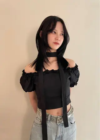 セミロング カラー 似合わせ ／表参道／REMIのヘアスタイル