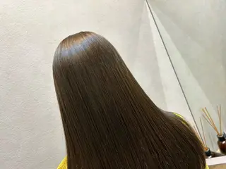 ロング カラー 児玉 りなのヘアスタイル