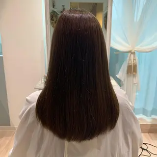 ロング カラー ayano ．のヘアスタイル