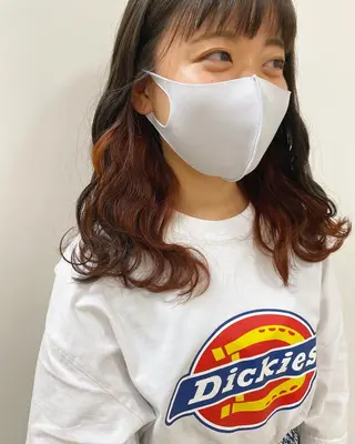 ロング カラー レイヤー/ウルフ🤎 mayo.のヘアスタイル