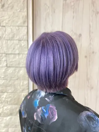 ショート ゆぴ☾‪/推しカラー /ハイトーンのヘアスタイル