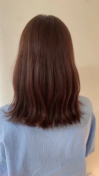 ミディアム カラー 【pyxis】 ひなのヘアスタイル