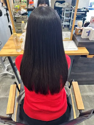 ロング 梶上 有紗のヘアスタイル